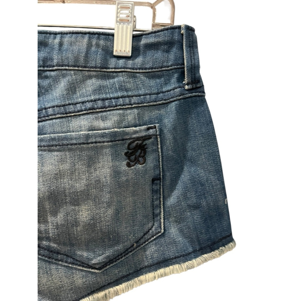 Franky B. NWT Denim Low Rise Blue Jean Shorts Size 26 Cut Off Summer Casual - Picture 7 of 7